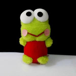 Mini muñeco de peluche KeroKeroppi 1991 Kawaii vintage coleccionable Sanrio - Imagen 1 de 6