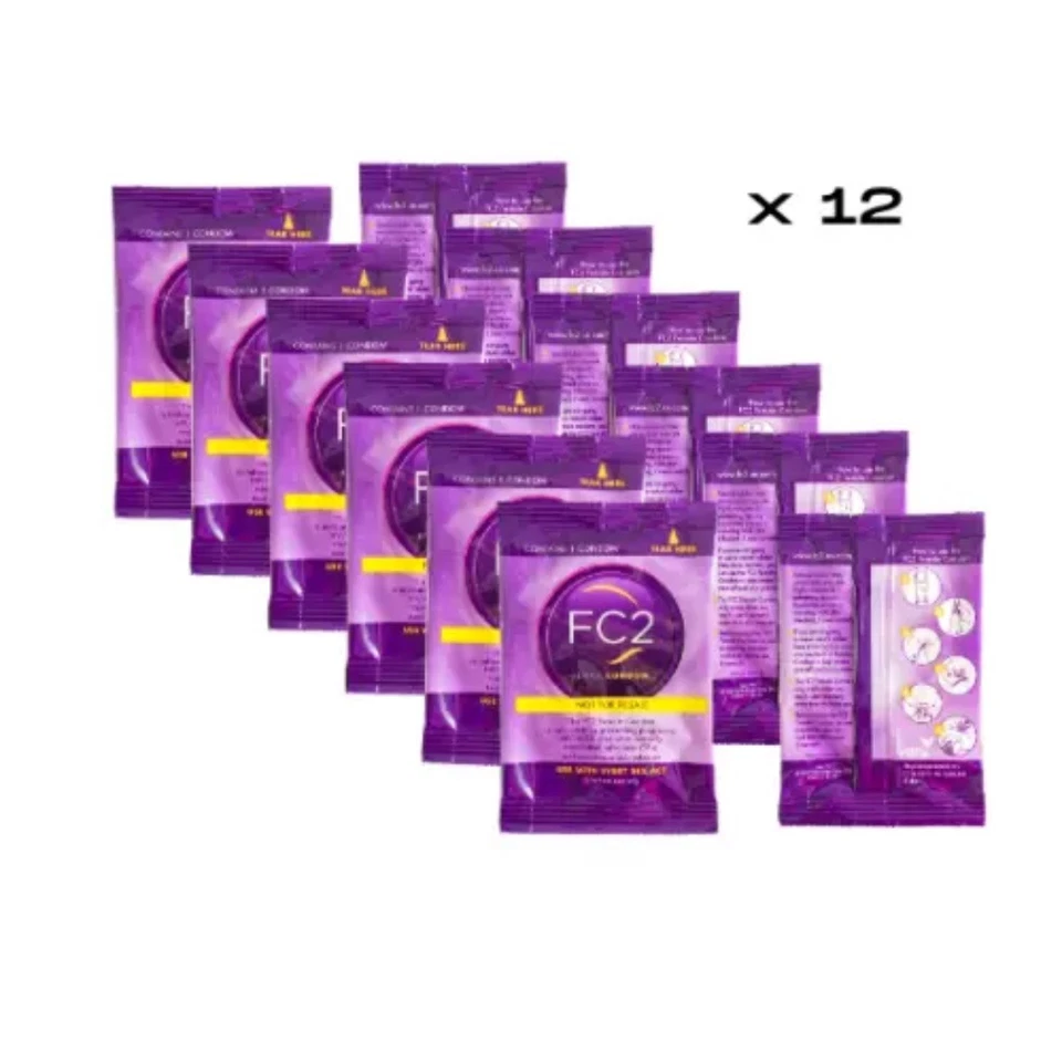 FC2 Female Internal Condoms 12 Pack - Image 1 of 1