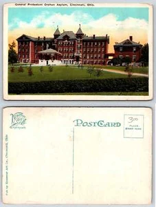 Tarjeta postal de Cincinnati Ohio GENERAL PROTESTANT HUÉRFANOS ASILO S612 - Imagen 1 de 1