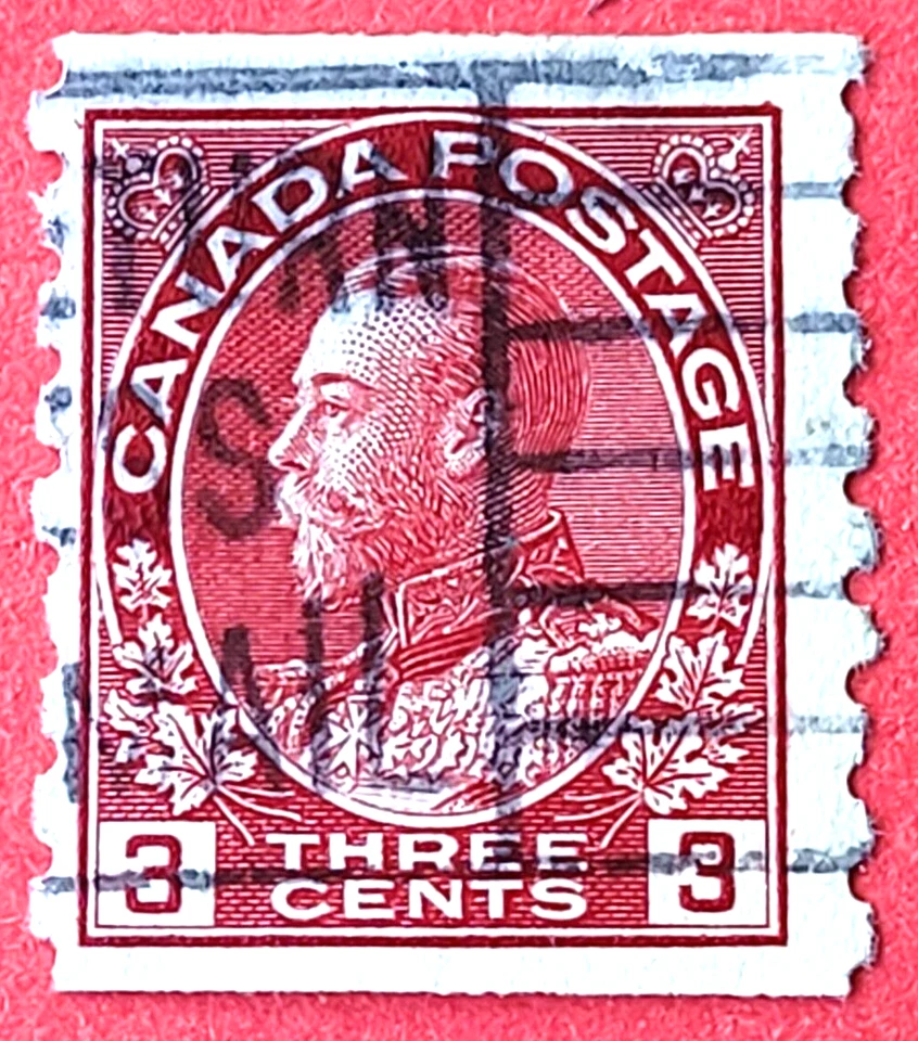 Sello Canadá 130 "KG V Almirante Bobina Sello" Usado Foto 1 de 1
