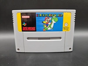 Super Mario World Super Nintendo SNES #5 Module SNSP-MW-FAH-1 ✅ Saves ✅ - Picture 1 of 4