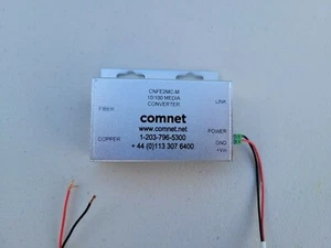 Comnet CNFE2MC-M Mini 10/100Mbps Media Converter Transceivers New + Power Supply - Picture 1 of 6