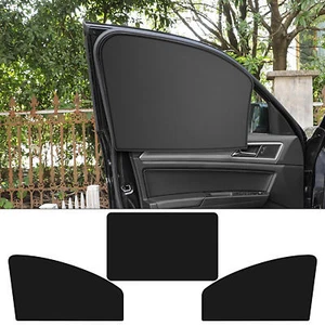 1-4 X Magnetic Car Sunshade UV Protection Curtains Sun Shield Cover Auto Window - Picture 1 of 16
