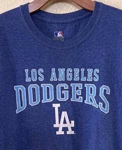 Camiseta para hombre Los Angeles Dodgers MLB Blue Heather LA talla XL CRM1 - Imagen 1 de 4