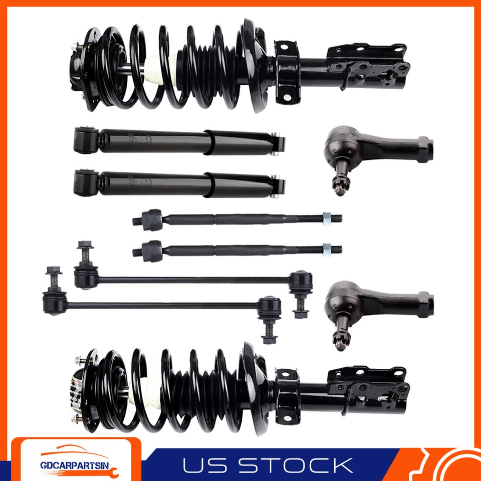 For 06-10 Chevy Cobalt HHR Front Rear Strut Shock Control Arm Sway Bar Tie Rod Foto 1 de 1