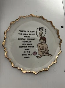 Vintage Smith and Western "Garden of Eden" plate, Made in Japan - Picture 1 of 6
