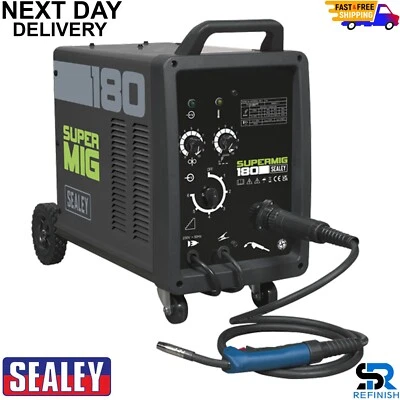 Sealey SUPERMIG180 180Amp MIG Welder 230V – Binzel Euro Torch - Image 1 of 4