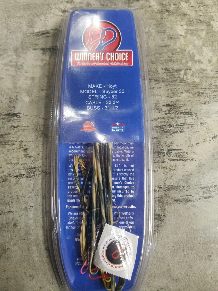 Cuerda y cable Winners Choice para hoyt spyder 30 52 33 3/4 31 1/2 Foto 1 de 1