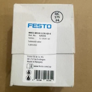 1PC New Festo MHE3-MS1H-3/2G-QS-6 525151 solenoid valve In Box Free Shipping - Picture 1 of 2