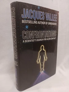 Confrontations A Scientist's Search For Alien Contact Jacques Vallee 1st/1st UFO - Picture 1 of 24