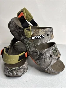 Crocs Classic All Terrain Realtree Edge Sandals ~ Men Size 11 Camouflage - Picture 1 of 13