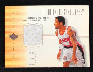 Camiseta deportiva Damon Stoudamire 2000 Upper Deck Ultimate Collection dorada #DS-J - Imagen 1 de 2