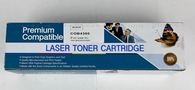 Premium Com Oki Black Toner Cartridge for B4300/B4350 ISP New Sealed - Image 1 of 4