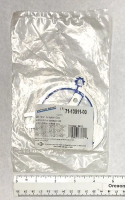 VICTOR REINZ 711351100 - Junta adaptador filtro aceite motor Buick Chevy Pontiac + Foto 1 de 3