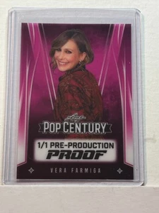 2025 Leaf Pop Century Proof Clear Pink Vera Farmiga 1/1 - Bild 1 von 2
