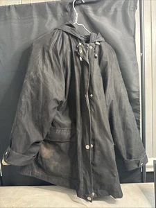 Chaqueta Parka London Fog Negra con Bolsillos Talla 1x - Imagen 1 de 9