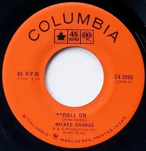 Wicked Orange 45 Roll On / Windy Day - 1972 Canadian Psych - HEAR - Imagen 1 de 2