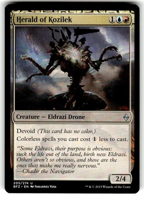 Herald of Kozilek Battle for Zendikar Regular MTG - Image 1 of 2