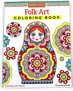 Folk Art Coloring Book Design Originals - around the world styles - Imagen 1 de 5