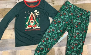 🎄 Cat & Jack “No Place Like Gnome” 2 Pc Pajama Set (Small 6/6X) - Picture 1 of 3