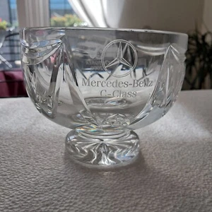 Waterford Crystal Bowl Mercedes-Benz C-Class Irish Launch 2000 4x5 inch - Picture 1 of 6