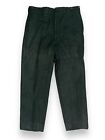 Vtg WOOLRICH Malone Pants Heavyweight Hunting Camping Green 100% Wool Size 38