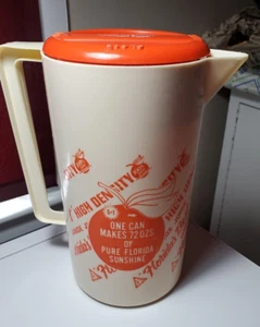 Vintage "Florida's Best" Orange Juice Pitcher-Florida Farm Bureau Marketing GUC - Picture 1 of 7