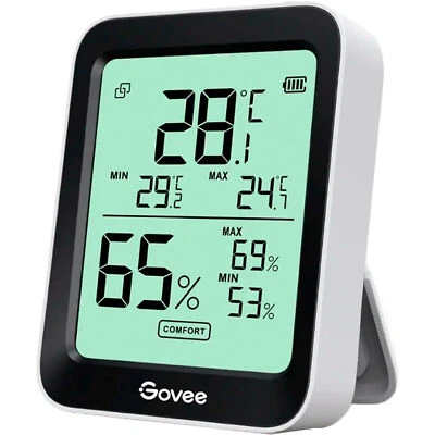 Govee Bluetooth Hygrometer-Thermometer H5075, schwarz