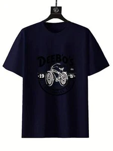 Camiseta Estampada Cuello Redondo Informal Manga Corta Top Para Primavera Y Verano, Persona - Imagen 1 de 6