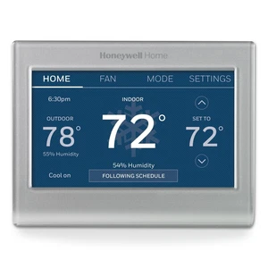 Honeywell RTH9585WF1004W Silver Wi-Fi Programmable Thermostat 9 H x 3 W in. - Picture 1 of 1