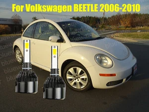LED For VW BEETLE 2006-2010 Headlight Kit H7 6000K White CREE Bulbs Low Beam - Picture 1 of 9