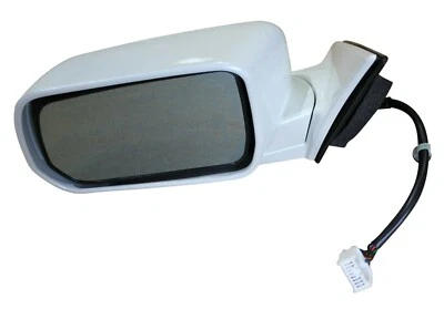 02-03 Espejo de puerta para conductor Acura TL 76250-S0K-A21ZE vidrio térmico pintado blanco OEM Foto 1 de 4