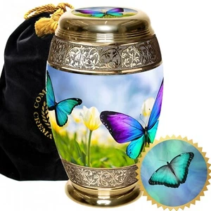 Butterfly Urns for Human Ashes Large and Cremation Urn Cremation Urns Adult - Picture 1 of 10