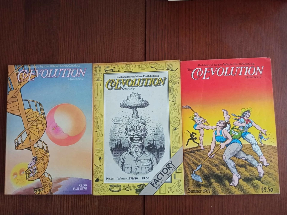 3 revistas COEVOLUTION QUARTERLY años 70 - Image 1 of 1