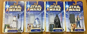 STAR WARS A New Hope PRINCESS LEIA R2-D2 DARTH VADER HAN SOLO Figures - Picture 1 of 1