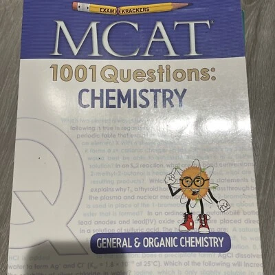 EXAMKRACKERS MCAT 1001 practice questions chemistry - Image 1 of 3