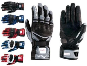 Lederhandschuhe Motorrad Roller Thermisch Protektoren Professionell Handschuhe - Bild 1 von 43