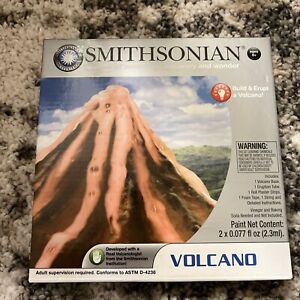 Smithsonian Volcano Kit Build & Erupt a Volcano Ages 8+ STEM Home School Science