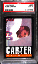 1985 Topps #236 RUBIN CARTER PSA 9 04607902