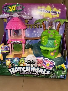 Hatchimals Colleggtibles "Tropical Party" Playset 5+ Exclusive - Picture 1 of 4