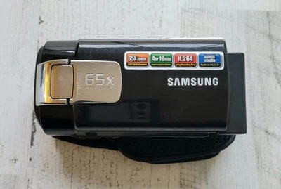 Videocámara digital Samsung SMX-F40BN/XAA zoom 65x con cargador ¡Funciona! Foto 1 de 4