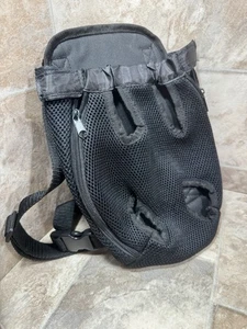 Mochila porta mascotas ajustable delantera/trasera para mascotas perro/gato pequeño? Negro - Usado - Imagen 1 de 4