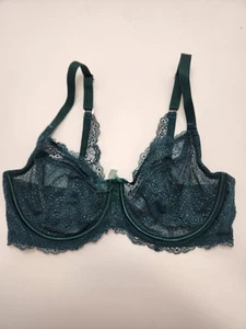 Sujetador con aros de encaje verde Adore Me talla 36DD Q232 - Imagen 1 de 5