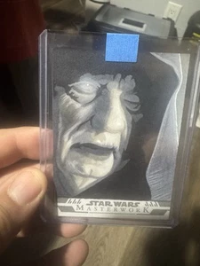 2021 Star Wars Masterwork Emperor Palpatine Best 1/1 Sketch by Charlie Cody 🔥📈 - Picture 1 of 2