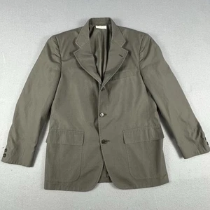 Vintage 60s Brooks Brothers Wash & Wear Blazer Suit 3 Button Sack Olive Green - Picture 1 of 12