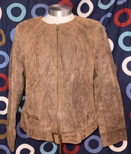 Bradley Bayou Leather Jacket Brown XL - Picture 1 of 10