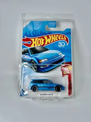 Honda Civic EF 2018 '90 azul exclusivo de K-Mart entonces y ahora 50º Hot Wheels Foto 1 de 4