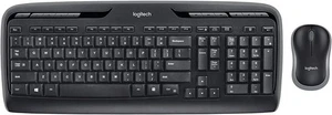 Logitech MK320 Kabellose Tastatur- und Maus-Kombination - Schwarz - Bild 1 von 7