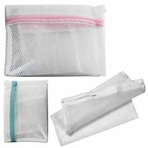 Mesh Laundry Wash Bags Zippered Delicates Lingerie Hosiery Net New 15" X 18" - Picture 1 of 1