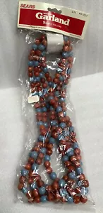 Vintage Sears Roebuck Wood Bead Garland 9 ft Sealed Package Country Christmas - Imagen 1 de 4
